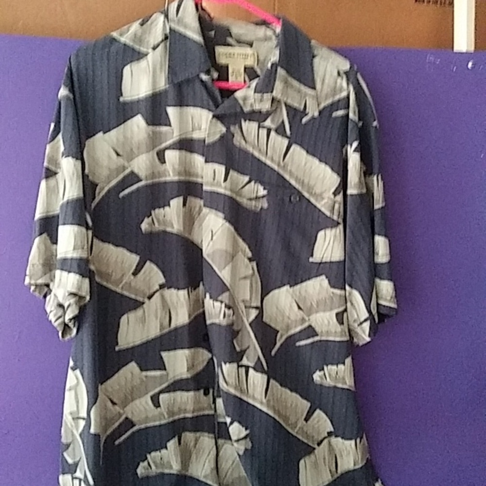 Lot of 2 Cooke Street Men's Casual Hawaiian Shirts Size Large Excellent Cond. - Picture 2 of 7